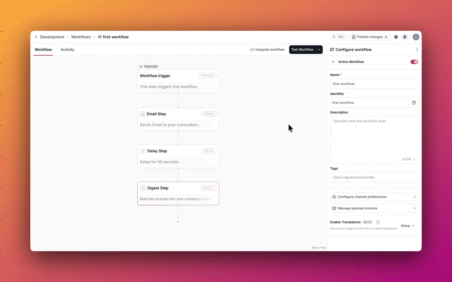 Manage payload schema manually