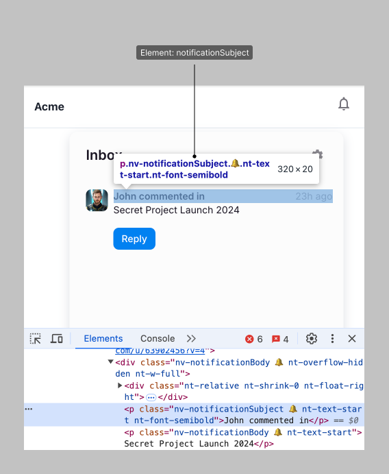 Finding Element Selectors