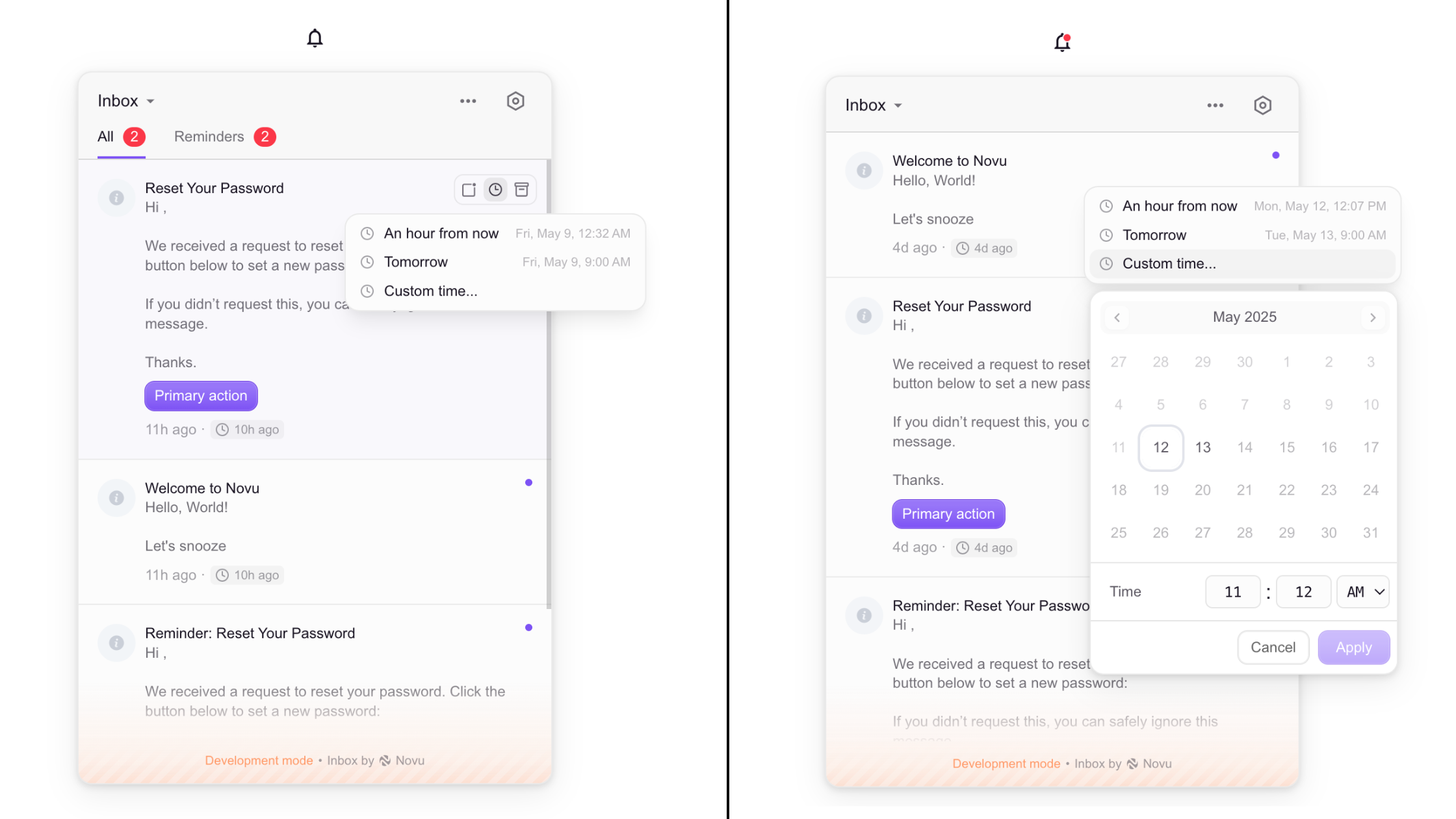Render HTML in Inbox